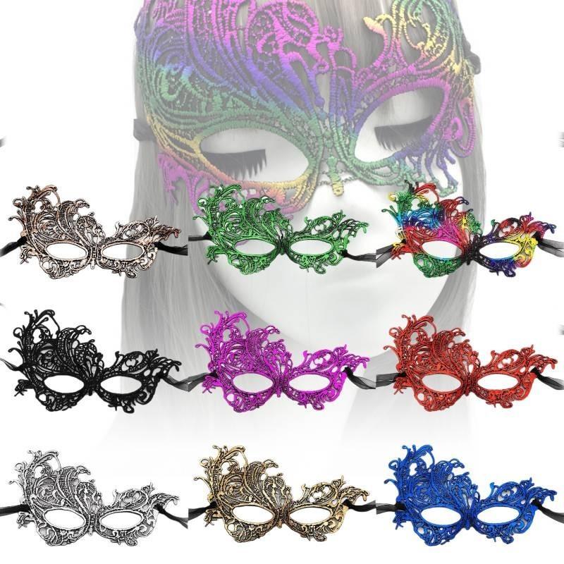 Gorgeous Thick Lace Phoenix Mask In Various Colors For Halloween And Costume Parties