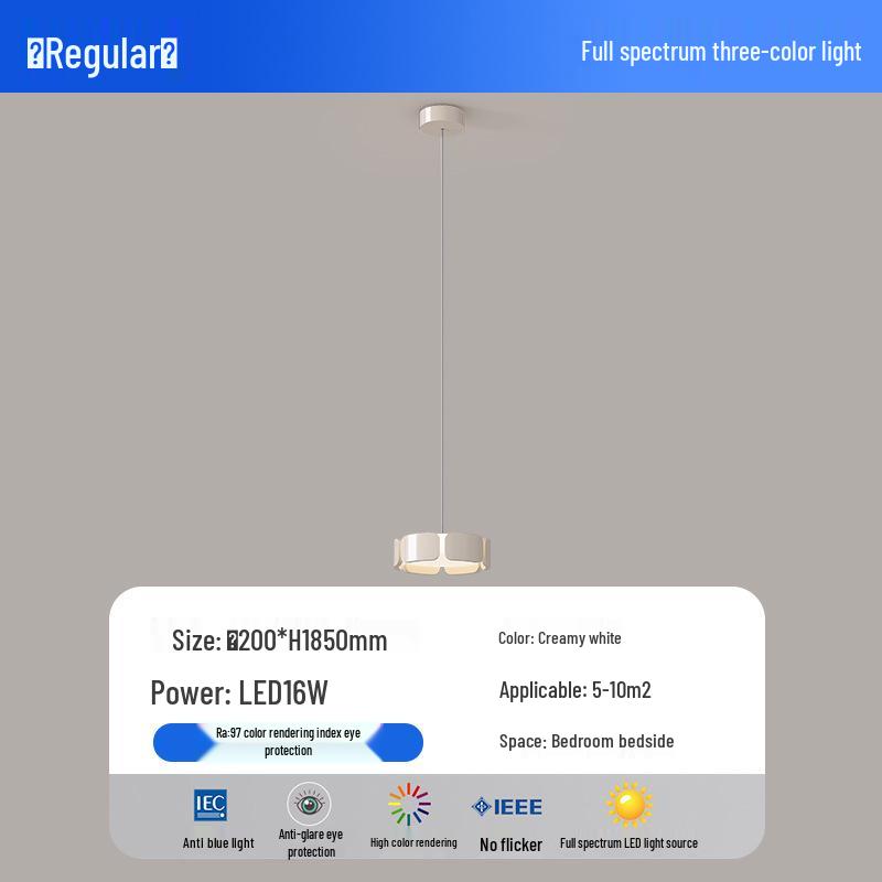 Italian Minimalist Bedside Pendant Light 2025 - Adjustable Height, Atmospheric Design for Bedroom or Entrance Room