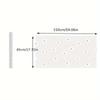 1 Roll Daisy Shelf Liner Kitchen Cabinet Pad Paper Non-Slip Refrigerator Liner Waterproof Fridge Pad Cupboard Mat Drawer Liner