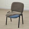 1set Split Low Back Chair Covers Jacquard Elastic Chair Slipcovers Solid Color Dust-proof Seat Protect Cover for Home Office