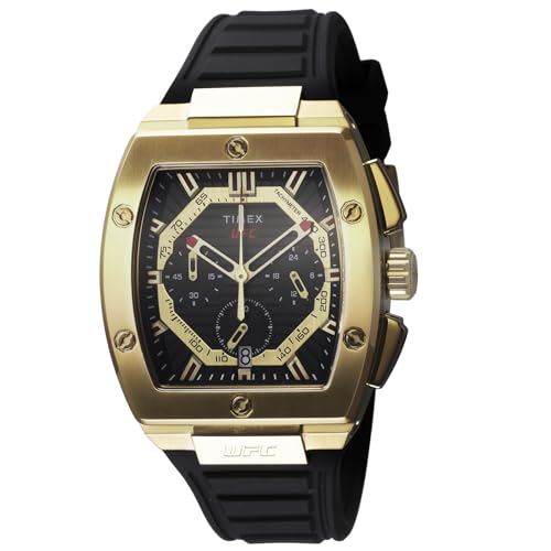 

[TIMEX] Watch UFC Animal Black Dial Quartz 10 ATM Water Resistant Mineral Glass 42mm TW2V88000 Men s Black
