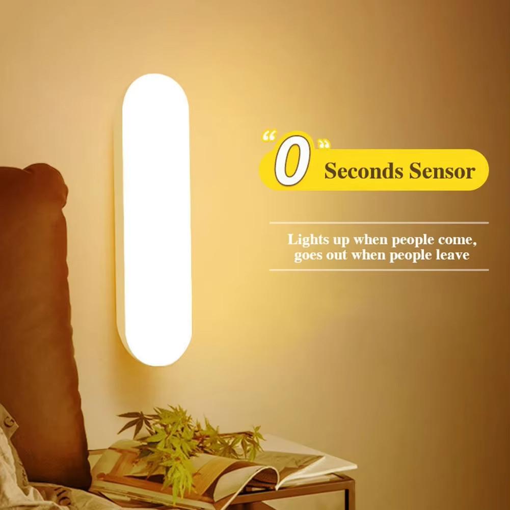 Wall-Mounted Reading Light, Stick On Bunk Bed Lamp Dimmable Lights, Magnetic Mounted Under Cabinet Lighting Rechargeable Battery