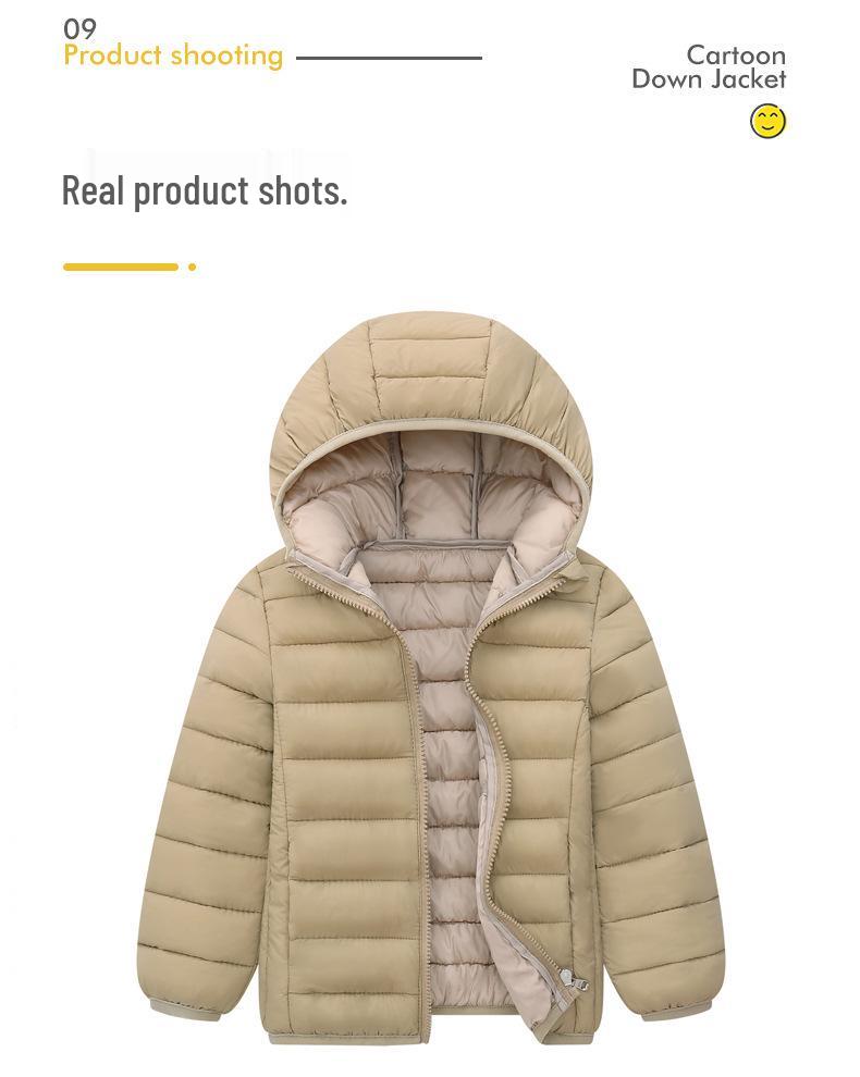 Children's 2026 Lightweight Cotton Jacket - Unisex, Medium to Large Sizes, Short Style Outerwear