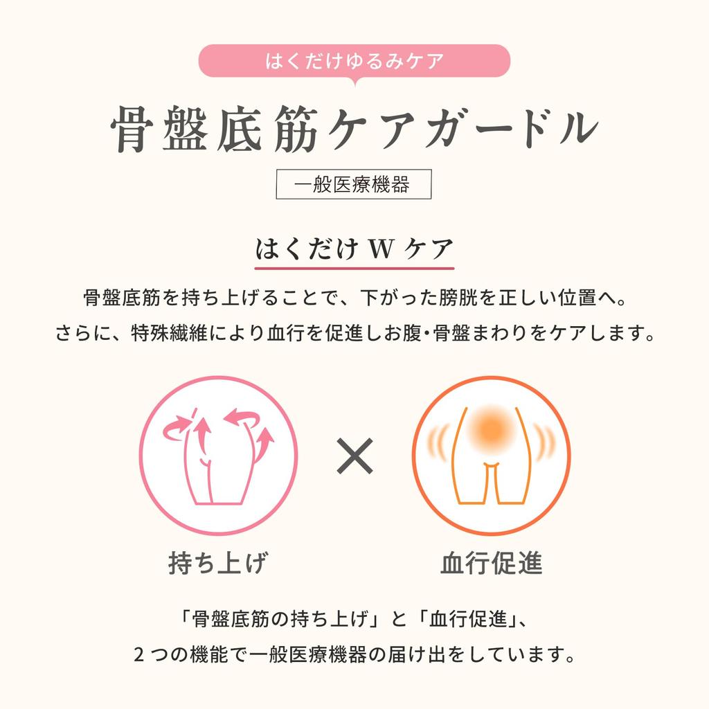 [SIXPAD] [Official Store Exclusive] SIXPAD Pelvic Floor Muscle Care Girdle Limited Edition Set (JP, Alphabet, LL, Pink Beige)