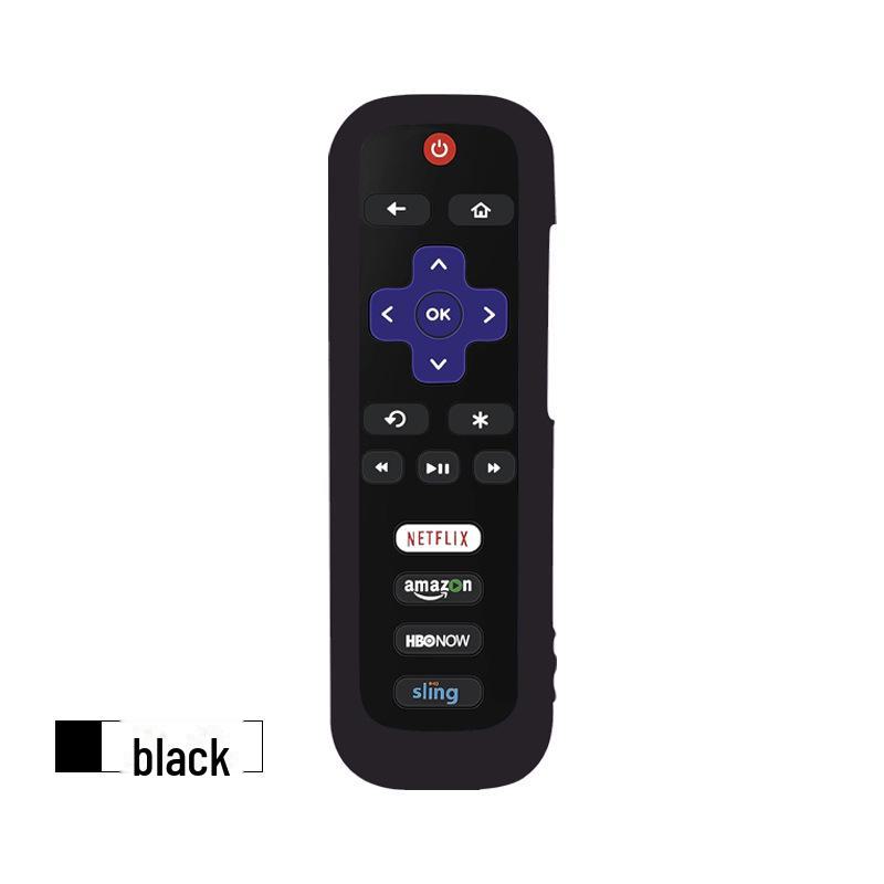 Roku TV Remote Control Luminous Anti-Slip Cover - Dirt-Resistant & Anti-Fall Sleeve