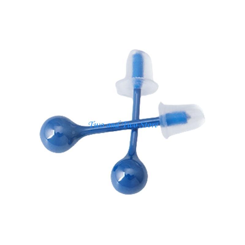 HX6F Bioceramics Ear Piercing Retainers With Bioplastic for Easy Maintenance