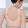 Thin Bra for Women Breathable Gathering Bra Full Cup Size Large Size No Steel Ring Push Up Bra