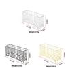 Iron Storage Basket Rectangular Organizer For Home Office And Makeup Accessories