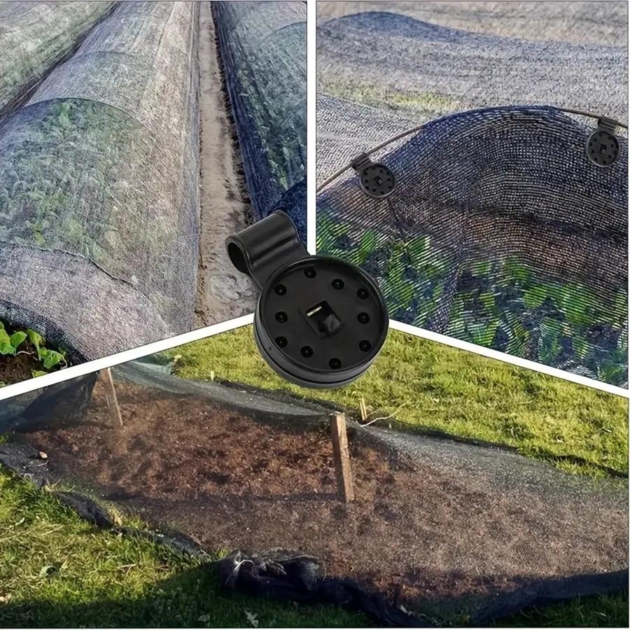 10 Pcs Sun Shade Net Clips Buckle Plants Anti-bird Fence Tent Canopy Grommet Sunshade Net Fix Clamps Shade Cloth Heavy Duty Lock Grip