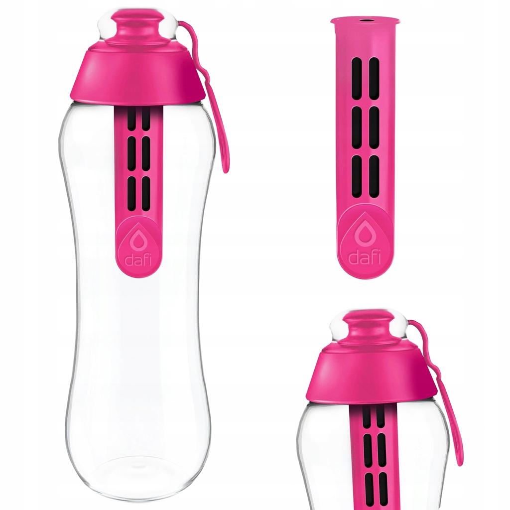Pink Dafi Water Filter Bottle 03l Filter