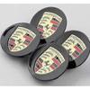 4 X Porsche Wheel Center Hub Cap Black Curved 76mm Logo colorGOOD