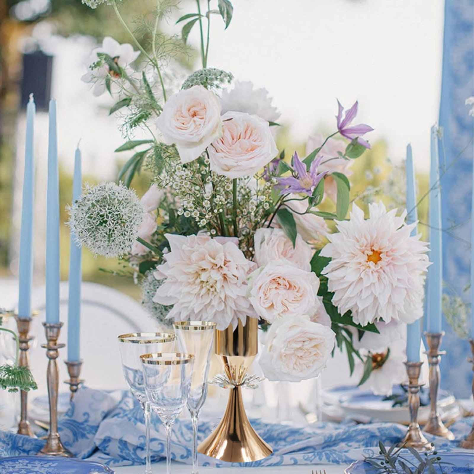 

Элегантная декоративная ваза для цветов, содержащая цветочную композицию 10x40x17cm