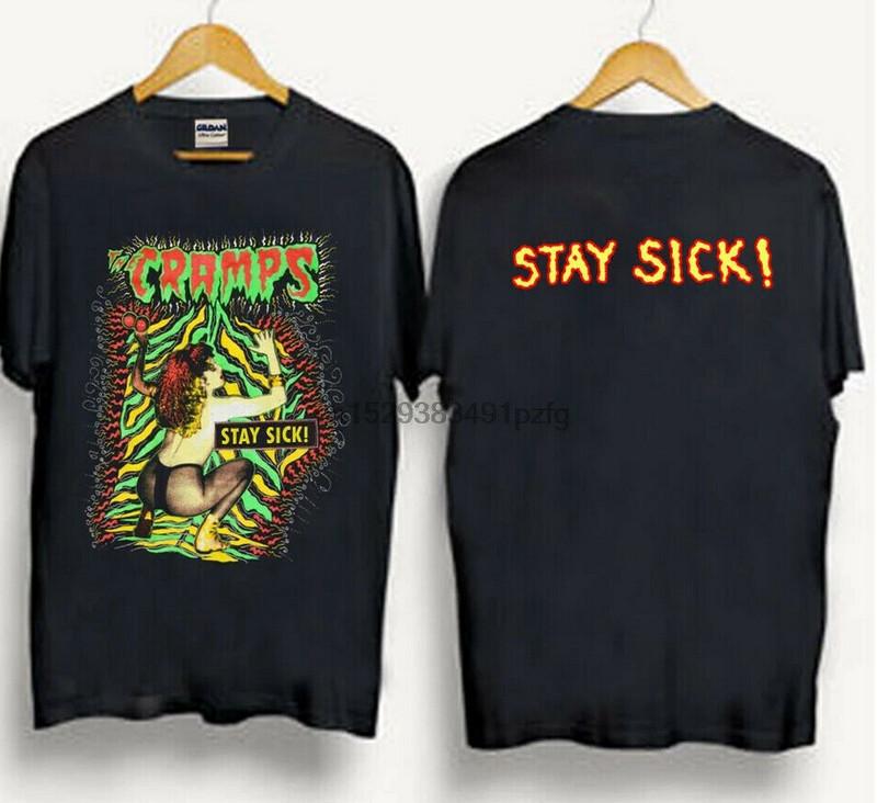 

РЕДКИЙ РЕПРИНТ Винтажная футболка The Cramps 1990 Stay Sick 4XL