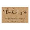 Bursdag tilpasset postkort Takk Kraft Paper Graduation X101