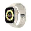 iWatch7 Diamond Buckle Horizontal Stripe S9 Silicone Strap for Apple Watch 8/Ultra