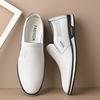 Spring Autumn Plus Size Men's White Hollow Breathable Non Stuffy Foot Men's Single Shoe Business Office Versatile Men's Shoes