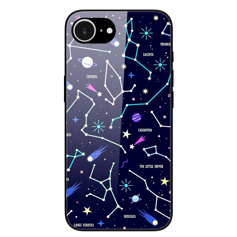 Tempered Glass Phone Cases For iPhone 16e 2025 Case Silicon Bumper Hard PC Back Cover Shell for iPhone SE (2025) / for iPhone16e