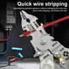 10w1 Składane Szczypce do Ściągania Izolacji Elektryk Nożyce Z Pomiarem Napięcia Narzędzie do Ciągnięcia Kabli Dla Przewodów