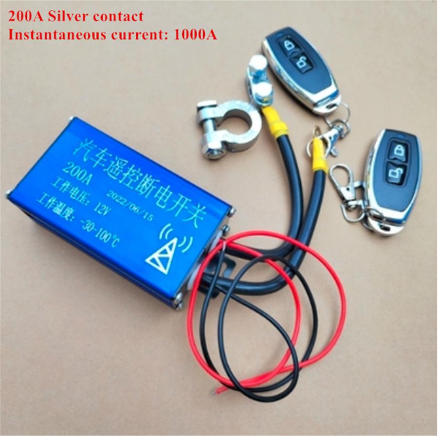 12V Car Wireless Battery Isolator Disconnect Cut Off Switch Dual Remote Control