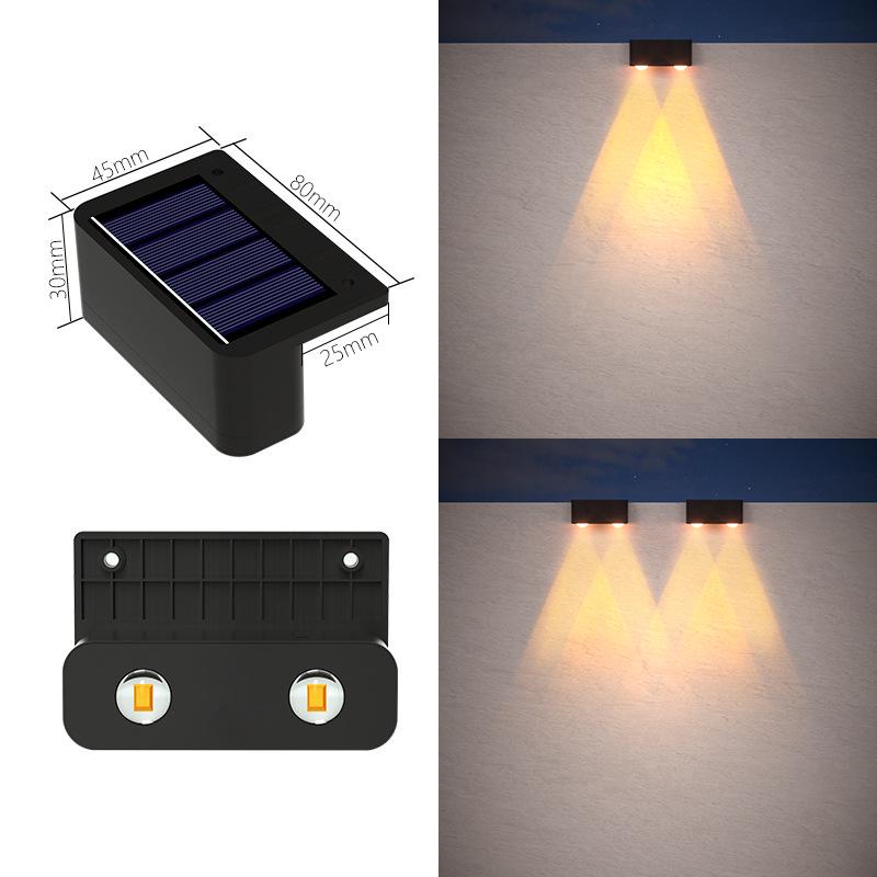 Outdoor LED Solar Step and Stair Lights for Garden, Hallway, or Courtyard.