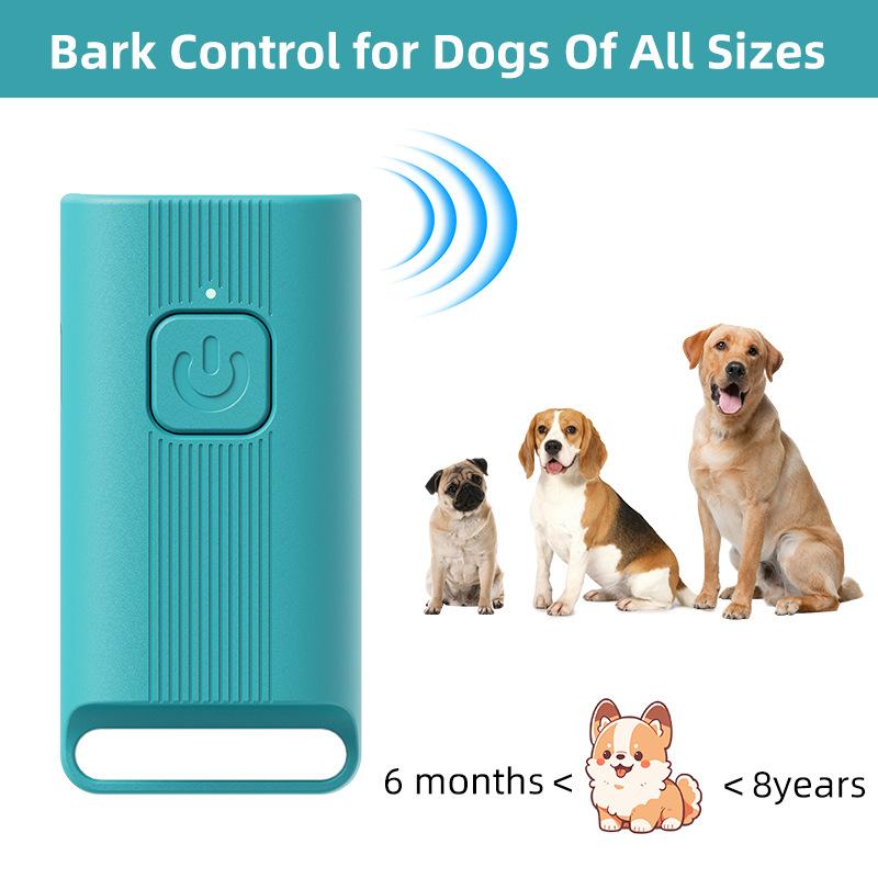 Handheld Ultrasonic Bark Stopper Lighted Anti Barking Devicefor Dog Training Effective Bark Control Pet Training Tool