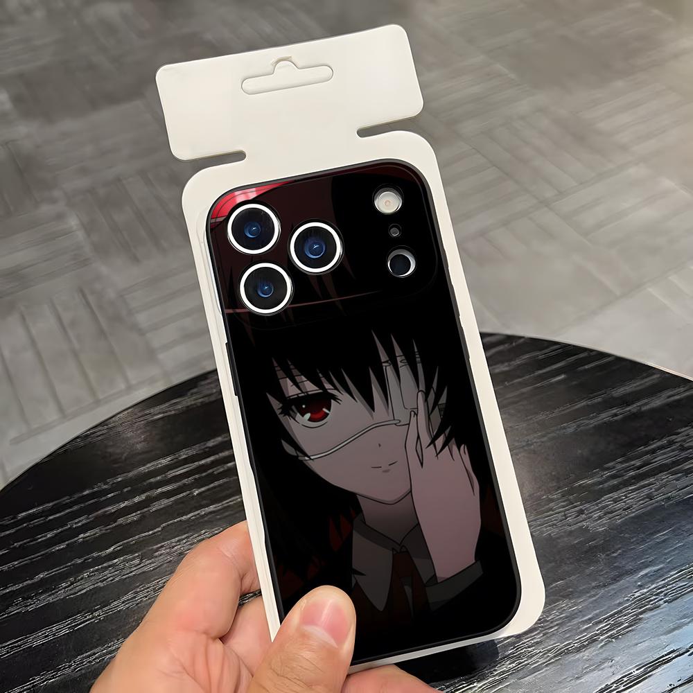 A-Another Horror Anime Phone Case For IPhone 17 Air 16 E Pro Max 15 14 13 Mini 12 Pro 11 Max Plus Black Soft Shell