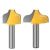 Oberfräser 2er-Pack 8mm Schaft Nutenfräser Bits für Holzschnitzerei Trimmfräser Holzbearbeitung Schaftfräser Legierungsfräser Bohrer Fräser