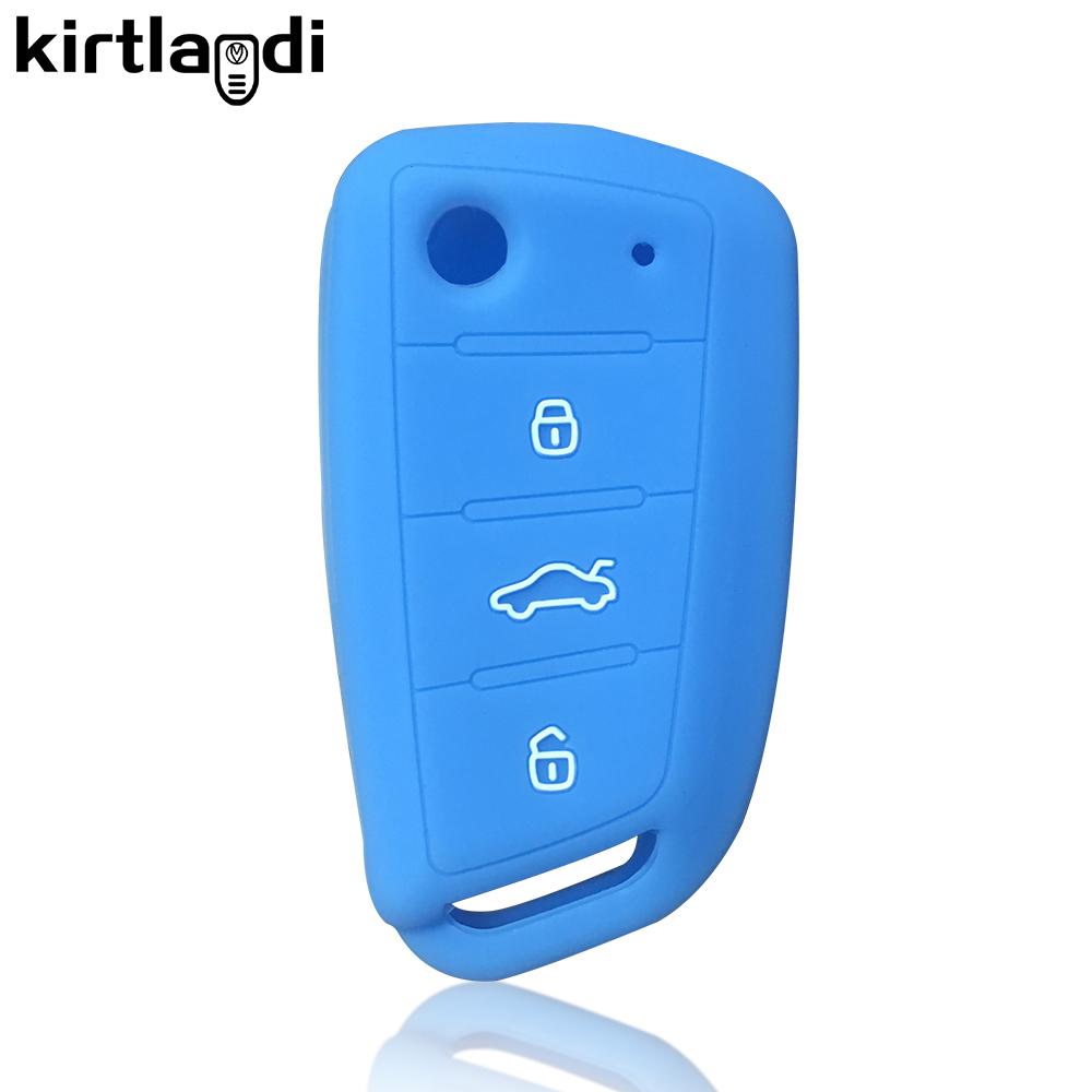 Silicone Key Cover Protective For Jac S3 S2 S4 S5 S7 T40 S5 X4 R3 Refine Sei 3 Case 3 Button Remote Key Holder Car Keychain Skin
