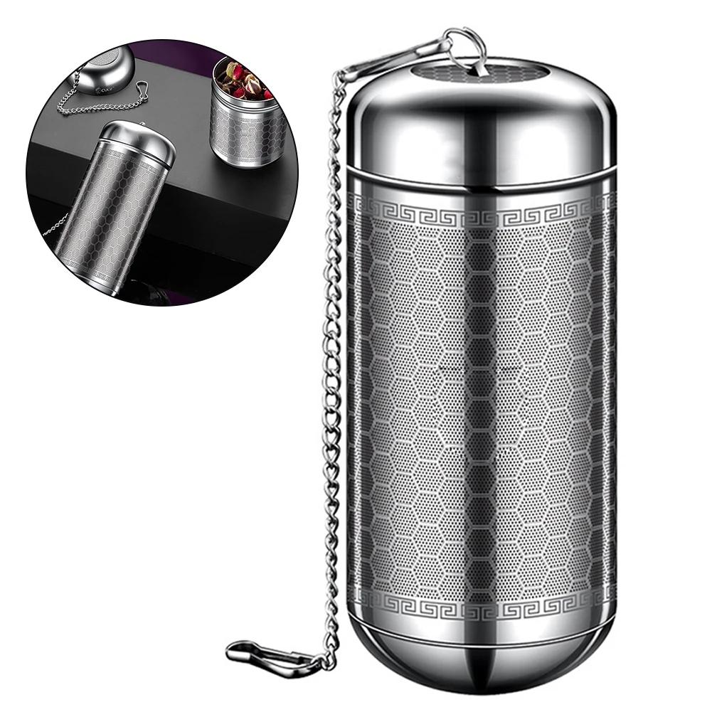 WIKHOSTAR Tea Infuser Tea Filter 316 Stainless Steel Spice Tea Ball Strainer Herbal Filter Kitchen Teaware Accessories