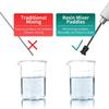 5Pcs Resin Mixer Paddles with 2 Extension Rods, Epoxy Mixer Attachment for Powerful Mixing, Reusable Paint Mixer
