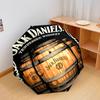 Parapluie Automatique Jack Daniel's Tennessee Whiskey - Parapluie Portable Adapté au Voyage en Plein Air Cadeau d'Anniversaire Indispensable Quotidien