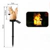 2pcs New LED Solar Plug-in Lights for Atmosphere Decoration Garden Park Resin Lawn Lamp Squirrel Garden Landscape Lights