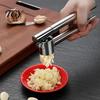 Non Stick Garlic Crusher Stainless Steel Press, Ergonomic Lever Heavy Duty Alloy Crusher, Effortless Mincing Manual for Kitchen Food Preparation Tool