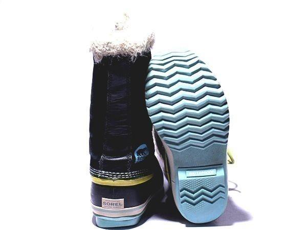 Prestigious Canada Brand/SOREL/Snow Boots With Inner Liner/24.0cm/Black/High-End Leather(USED)
