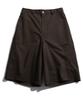 Bipitudiseuodeo Side Cut Bermuda Pants Brown