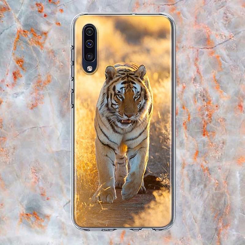 

Чехол для телефона с изображением тигра и леопарда для Samsung Galaxy A90 A80 A70 A70S A50 A40 A30S A20S A20E A2Core A10 A10E A10S M20 Samsung A40