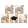 Heat Resistant Waterproof Round Table Cover 120cm Diameter Made from PU Leather for Wedding Banquets and Home Table Protection