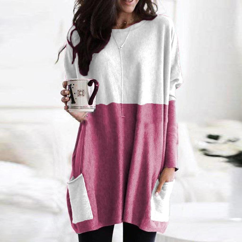 ombre patchwork jumper