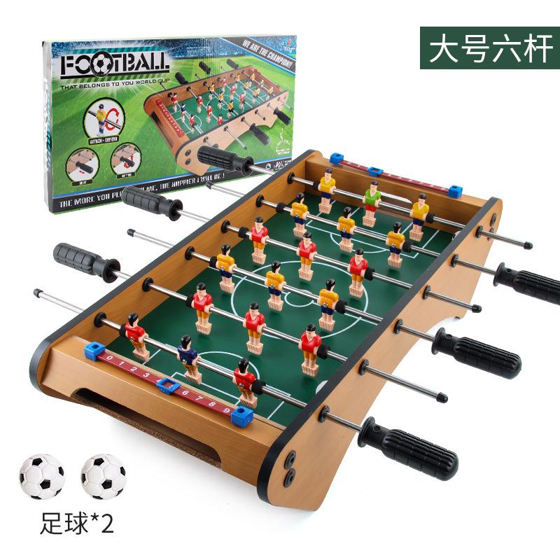 Resources Wooden Table Football Table Par 4 Par 6 Football Table Parent-Child Interactive Toys Indoor Table Games