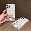 Card Slot Holder Silicone Wallet Pocket Case For Xiaomi Redmi Note 14 13 Samsung A54 A24 A34 Oppo A38 A58 A78 IPhone 14 15 16 Cover Clear Phone Bumper