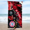 FC Bayern Munich Print Beach Towel, Large Soft Quick Dry Towel for Beach Camping Swimming