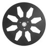 1 4 7 Zoll Leere Bandspule 8 Loch Aluminiumlegierung Universal Öffnung Maschinenteil Open Reel Aufwickelspule Schwarz