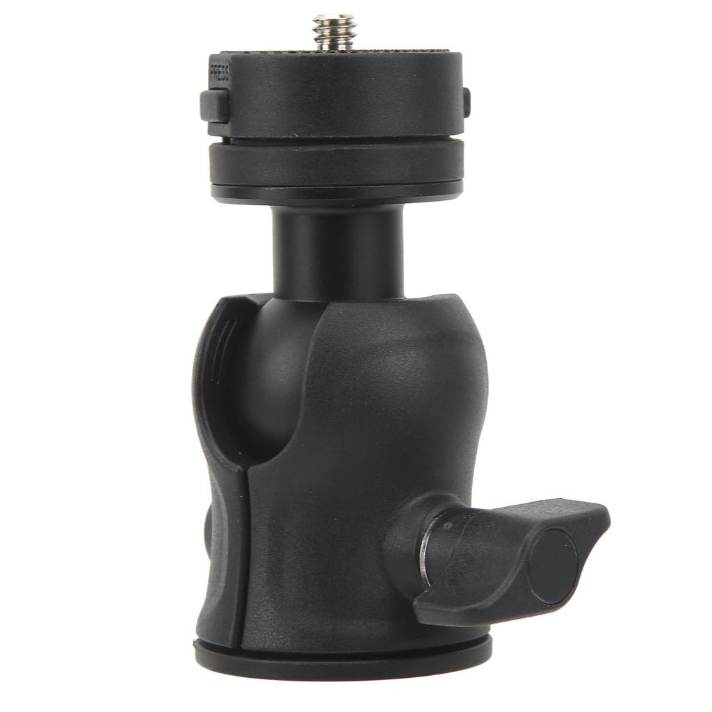 2 In 1 Mini Tripod Ball Head 360 Degree Ball Head Camera Mount with 1 4in Screw for Monopod Sliding Rail
