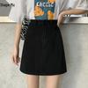 Women's High Waist Denim Skirt - 2026 Summer A-Line Petite, Slimming Fashion Fit, Versatile Hip-Hugging Style