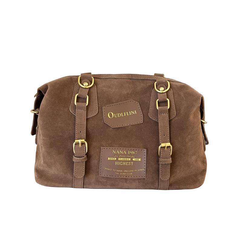 

Винтажная женская сумка через плечо, большая сумка с буквенным декором, многофункциональный мотоциклетный рюкзак коричневый