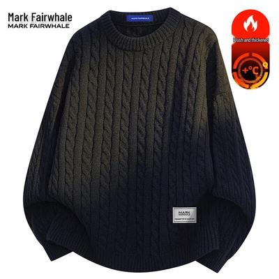 Herren Pullover mit Zopfmuster