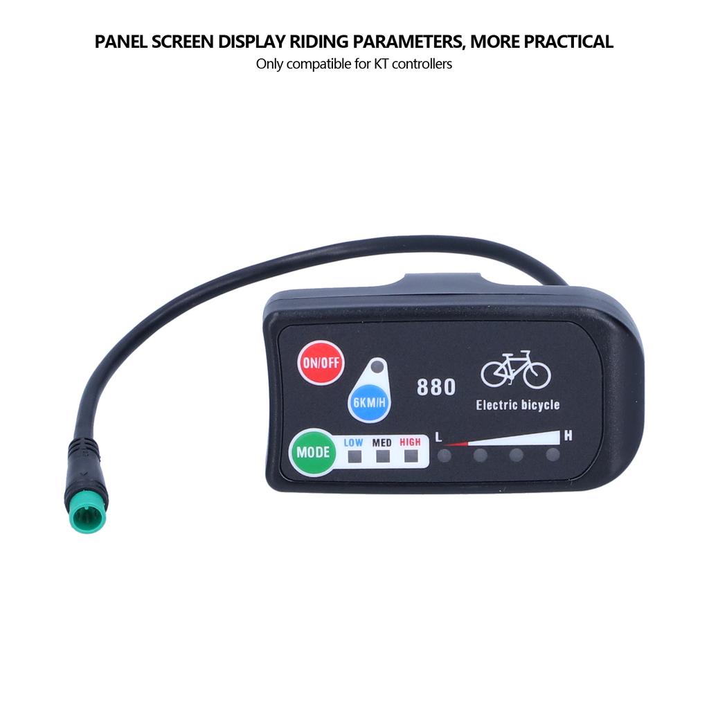 Nieuw LED Display 36V 48V Elektrische Fiets KT LED LED 880 E-Bike Bedieningspaneel Display Elektrische Fiets Onderdelen voor Controller