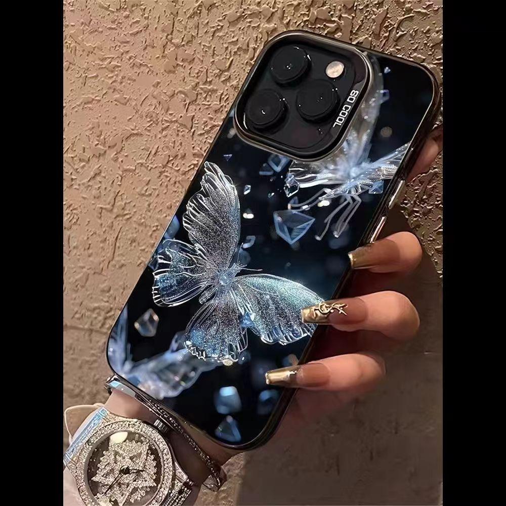 Golden Butterfly Apple 15 Pro Max Phone Case 12/13/11 Trendy XR/14 Pro Full Coverage 12 Pro Hot Item