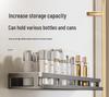 Wall-Mounted No-Drill Bathroom Storage & Vanity Rack