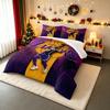 "Basketball Player Dunk Los Angeles Lakers Bedding Set (1 Duvet Cover, 2 Pillowcases, Duvet Not Included) Sofas"